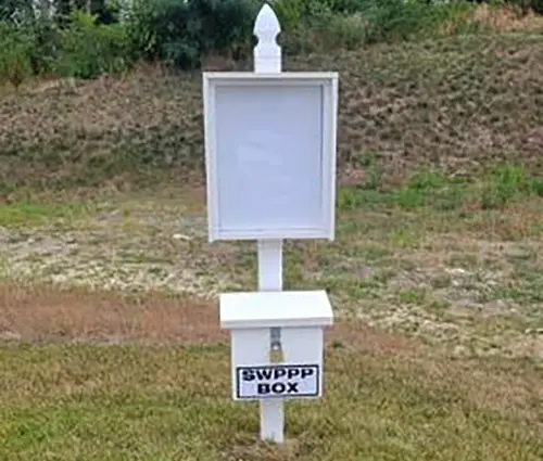 SWPPP & Permit Boxes